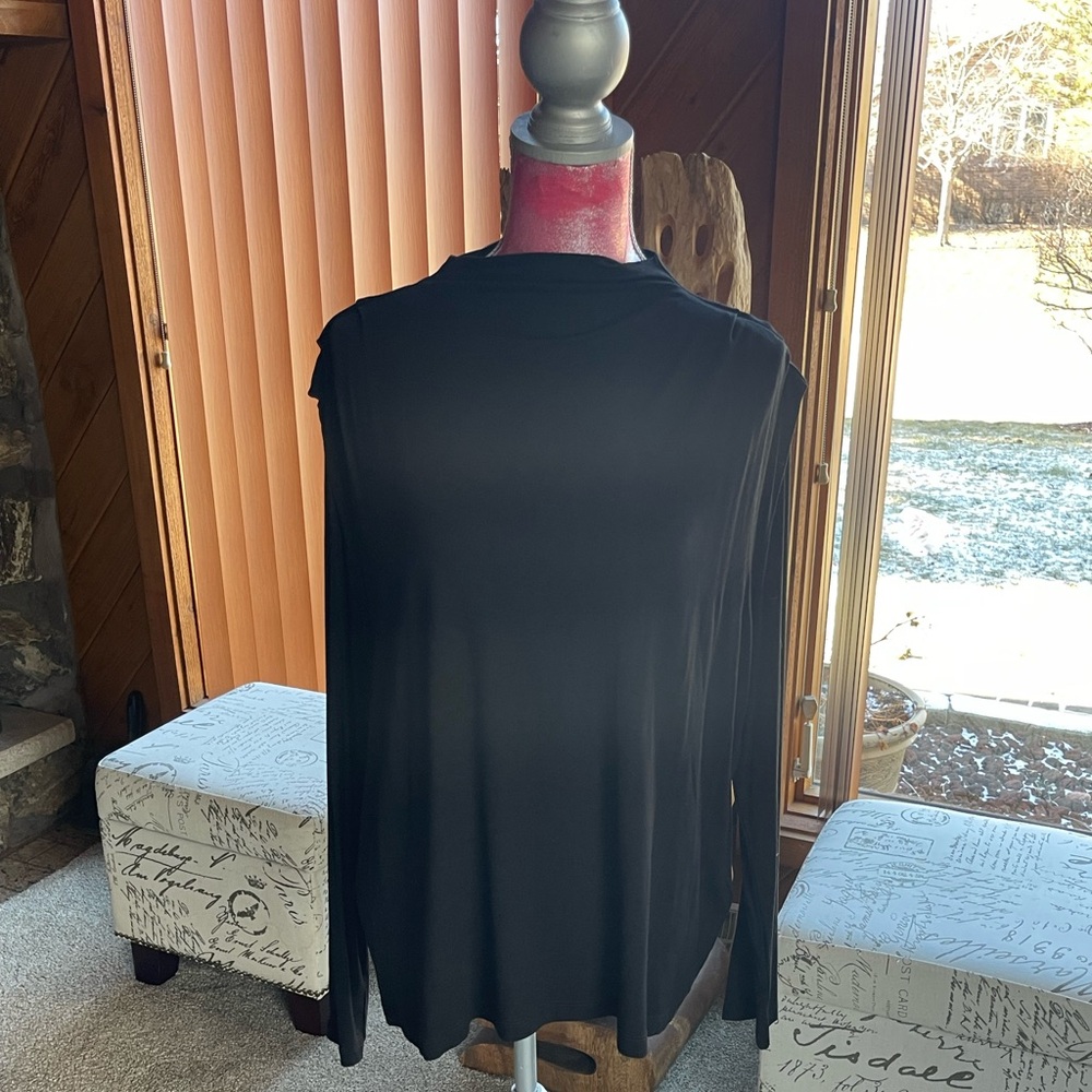 Pleated Shoulder Top